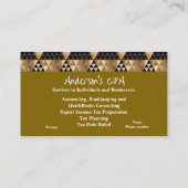 CPA-Visitenkarte Visitenkarte (Rückseite)