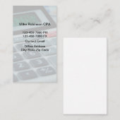 CPA-Visitenkarten für einfache Buchhalter Visitenkarte (Vorne/Hinten)