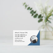 CPA-Visitenkarten für Steuerprüfer Visitenkarte (Stehend Vorderseite)
