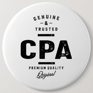 CPA Work Job Title Gift Button