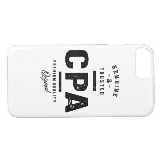 CPA Work Job Title Gift Case-Mate iPhone Hülle (Rückseite (Horizontal))