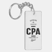 CPA Work Job Title Gift Schlüsselanhänger (Vorderseite links)