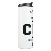 CPA Work Job Title Gift Thermosbecher (Nach links gedreht)