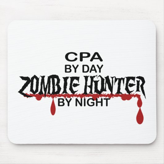 CPA-Zombie-Jäger Mousepad (Vorne)