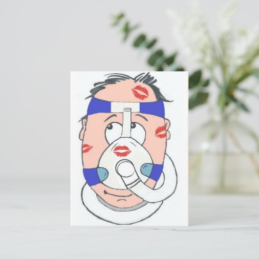 CPAP-Benutzer verdienen mehr Freude Postkarte (Stehend Vorderseite)