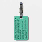 CPAP-Maschinenkarte Gepäckanhänger (Rückseite vertikal)