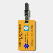 CPAP-Maschinenkarte Gepäckanhänger (Vorderseite vertikal)