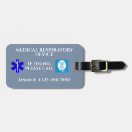 CPAP-Maschinenkarte Gepäckanhänger