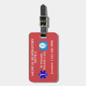 CPAP-Maschinenkarte Gepäckanhänger (Vorderseite vertikal)