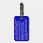 CPAP-Maschinenkarte Gepäckanhänger (Rückseite vertikal)