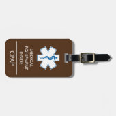 CPAP oder medizinische Warnmeldung auf dem Gepäcka Gepäckanhänger (Vorderseite horizontal)