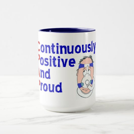 CPAP = ununterbrochen positiv und stolz Tasse (Zentrum)
