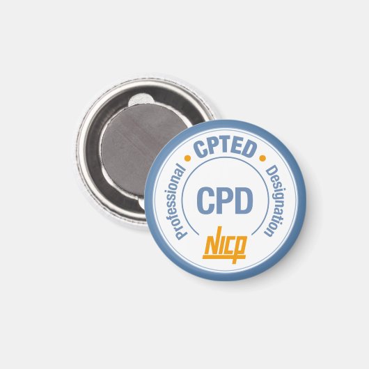 CPD Logo-Magnet Magnet (Vorderseite/Rückseite)