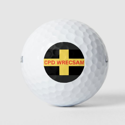 CPD Wrecsam Football Soccer Golfball (Vorderseite)