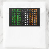 CPF Stencil-Logo Rechteckiger Aufkleber (Tasche)