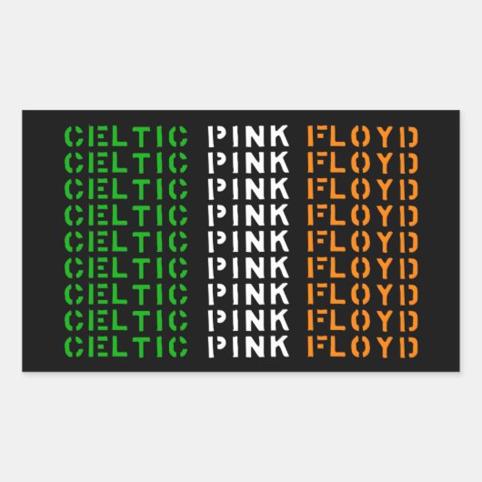 CPF Stencil-Logo Rechteckiger Aufkleber (Vorderseite)