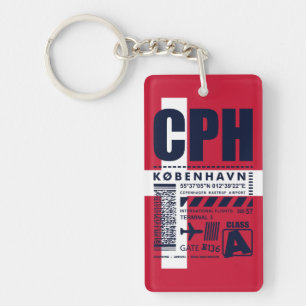 CPH Flughafen Kopenhagen Schlüsselanhänger