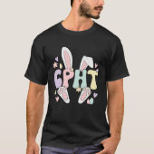 CPhT Easter Bunny Certified Pharmacy Technician Ea T-Shirt (Vorderseite)