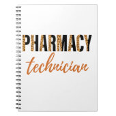 CPHT Leopard Print Pharmacy Technology Notizblock (Vorderseite)