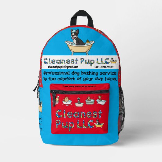 CPLLC BEDRUCKTER RUCKSACK (Vorderseite)