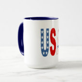 Cpnbo Tasse Blue USA (Vorderseite Links)