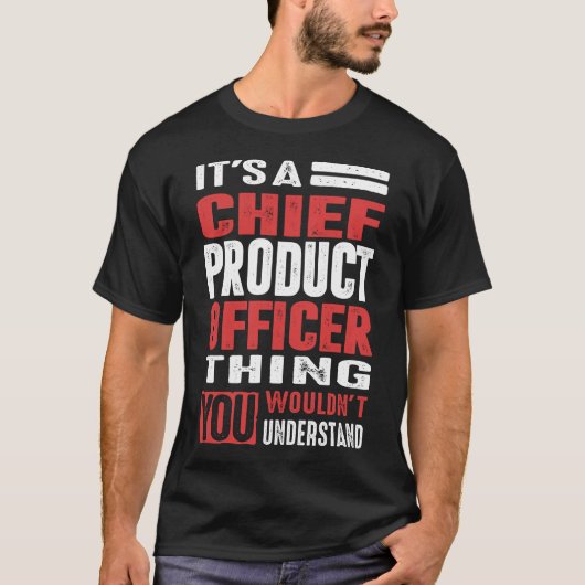 CPO - Chief Product Officer T-Shirt (Vorderseite)