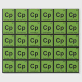CPP - Central Park New York City Chemistry Symbol Geschenkpapier (Flach)