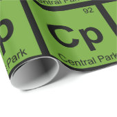 CPP - Central Park New York City Chemistry Symbol Geschenkpapier (Rolleneckpunkt)