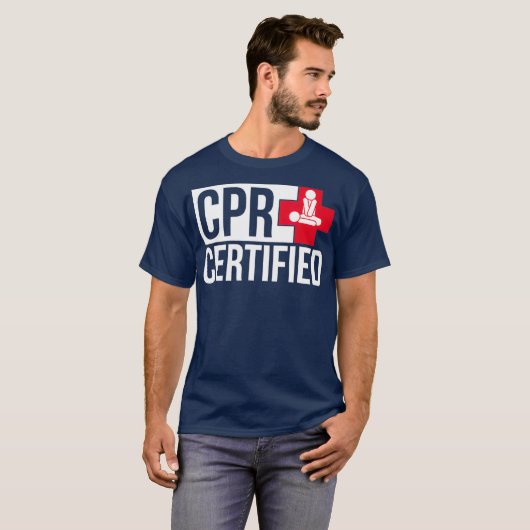 CPR Certified Shirt CPR Student Training  Gift (Vorne ganz)