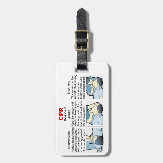 CPR - Gepäckanhänger (Front) (Vorderseite vertikal)
