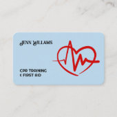 CPR Instructor QR Visitenkarte (Vorderseite)