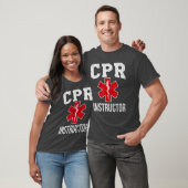 CPR Instructor Red Star of Life EMS design Medic T-Shirt (Unisex)