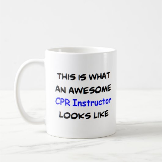 cpr-Lehrer, phantastisch Kaffeetasse (Links)