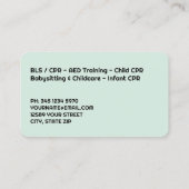 CPR-Lehrer Visitenkarte (Rückseite)