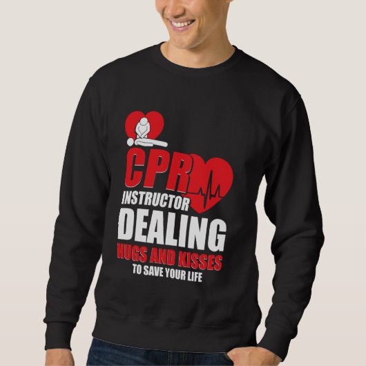 CPR Pocket Mask Manikin CPR Atembehinderung CPR Sweatshirt (Vorderseite)