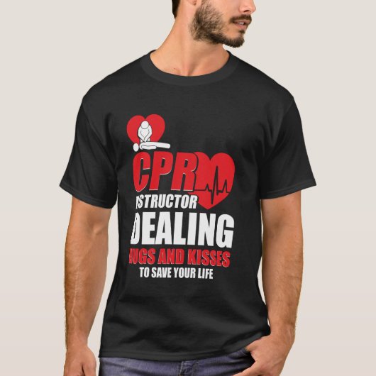 CPR Pocket Mask Manikin CPR Atembehinderung CPR T-Shirt (Vorderseite)