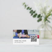 CPR QR Code Modernes Business Visitenkarte (Stehend Vorderseite)