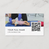 CPR QR Code Modernes Business Visitenkarte (Vorderseite)