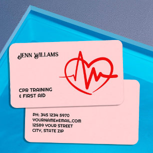 CPR Trainer Instructor Visitenkarte