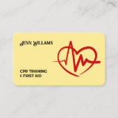 CPR-Trainer Visitenkarte (Vorderseite)
