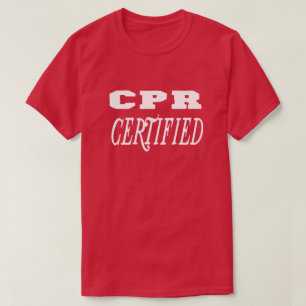 cpr-zertifiziertes Geschenk T-Shirt