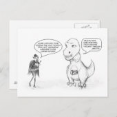 CPSIA Dino Postkarte (Vorne/Hinten)