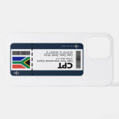 CPT Kapstadt Boarding Pass - Südafrika iPhone Hülle (Rückseite (Horizontal))