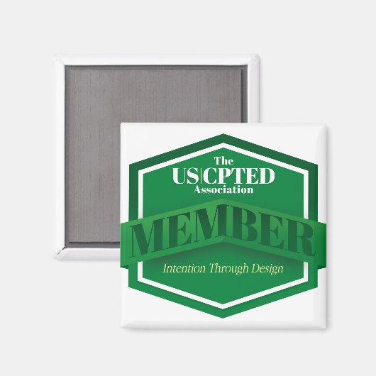 CPTED Association Member Magnet (Vorderseite/Rückseite)