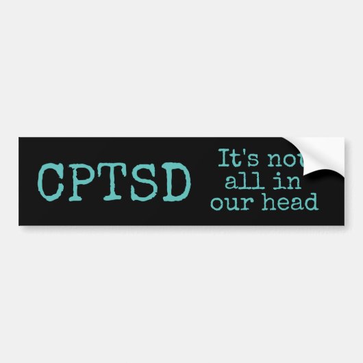 CPTSD Autoaufkleber (Vorne)