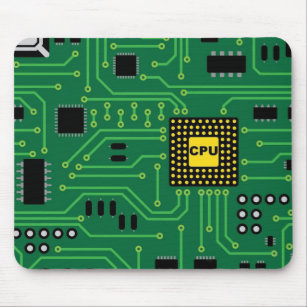 CPU der Nerd-Leiterplatte I Mousepad
