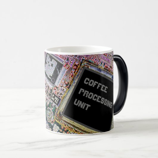 CPU - Kaffeebearbeitungseinheit lustige Tasse (VorderseiteRechts)