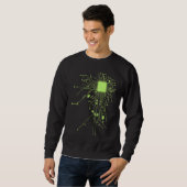 CPU-Technologie-Nerd-Computerchip- Informative Pro Sweatshirt (Vorne ganz)