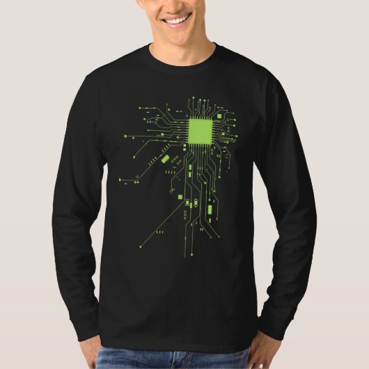 Cpu Technology Nerd Computer Chip Computer Scienti T-Shirt (Vorderseite)