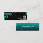 cpu v.3 mit qr Code Mini Visitenkarte (Vorne/Hinten)